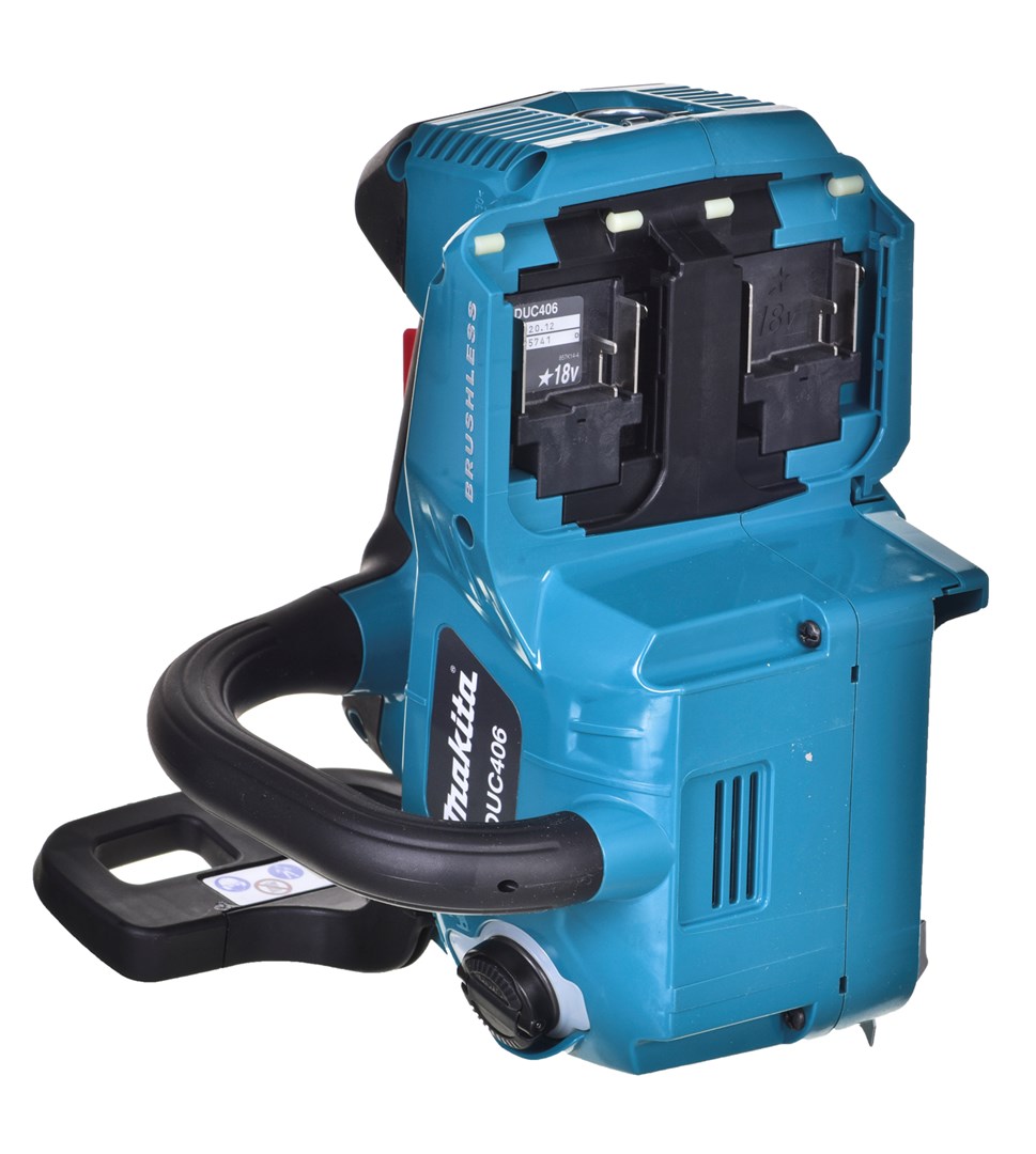 Makinë sharrë me zinxhir Makita LXT 2x18V, Li ion, brushless, pa bateri