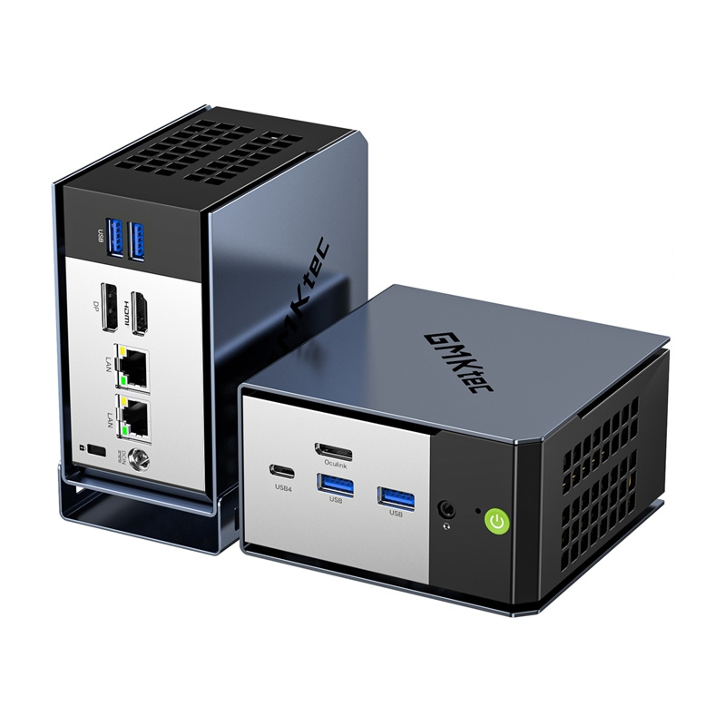 Mini PC GMKTec NucBox EVO X1, Ryzen AI 9 HX 370, 32GB RAM 1TB SSD, i zi 2