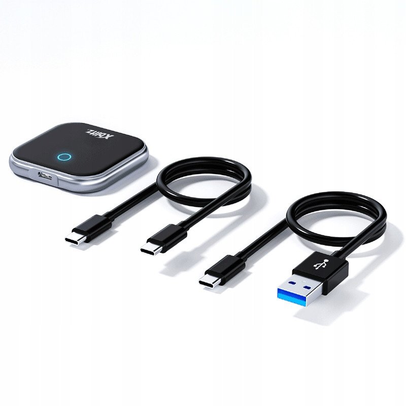 Adapter wireless për veturë Xblitz SmartCAR, CarPlay dhe Android Auto, Bluetooth 5.3, i zi