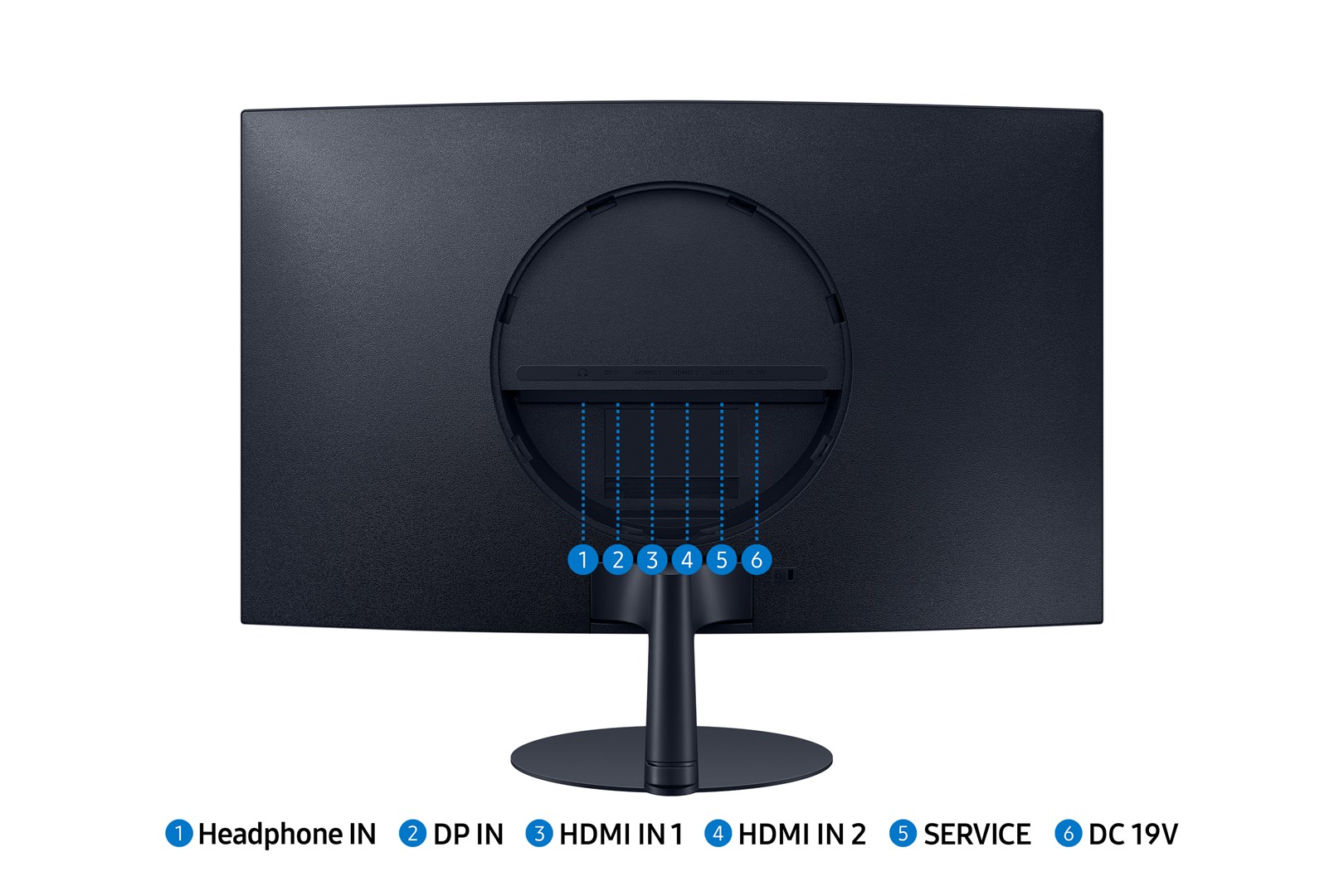 Monitor Samsung S39C, 32", FHD 1920 x 1080, LED, i zi