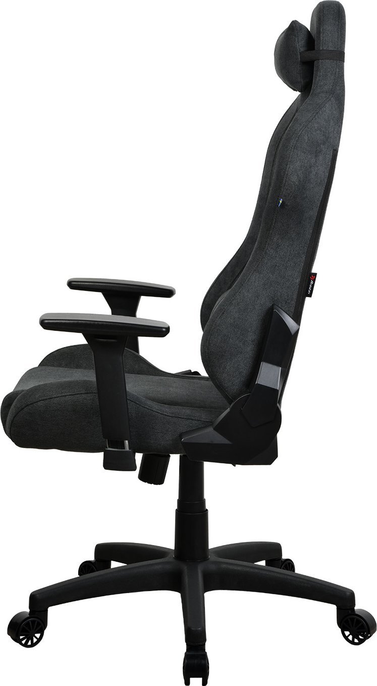 Karrige gaming Arozzi Torretta Soft Fabric, ergonomike, gri e errët