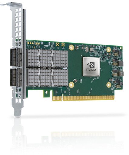 Kartelë rrjeti Nvidia ConnectX-6 Dx EN, 100Gb/s, PCIe 4.0, fibër optike