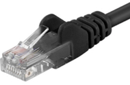 PremiumCord Patch cable UTP RJ45-RJ45 level 5e, 7m, црна