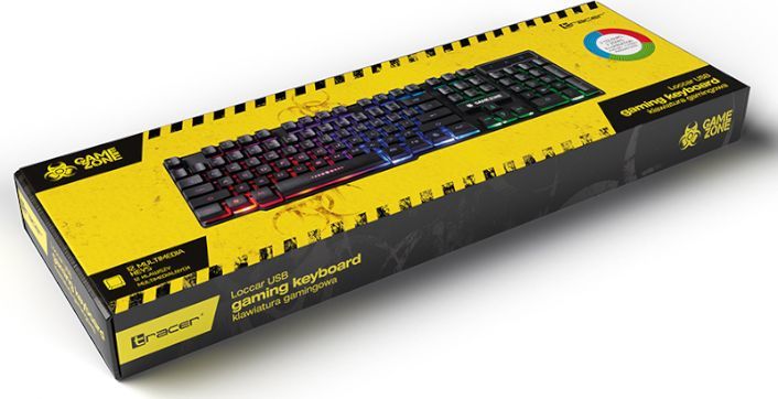 Tastierë Tracer Gamezone LoCCar, US, e zezë
