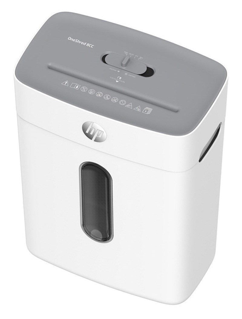 Grirëse dokumentesh HP OneShred 8CC, P-4, 200W, e bardhë