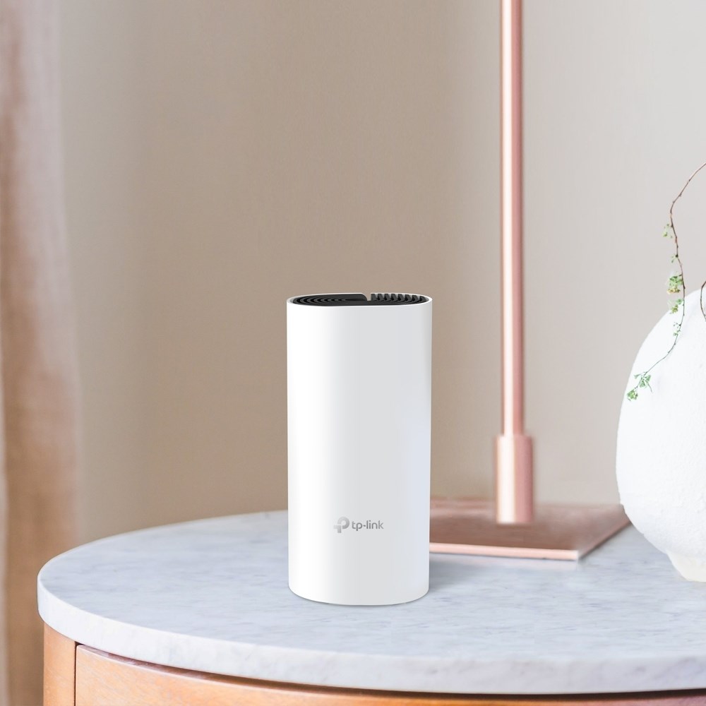Router mesh TP-Link Deco M4, dual band, AC1200, i bardhë