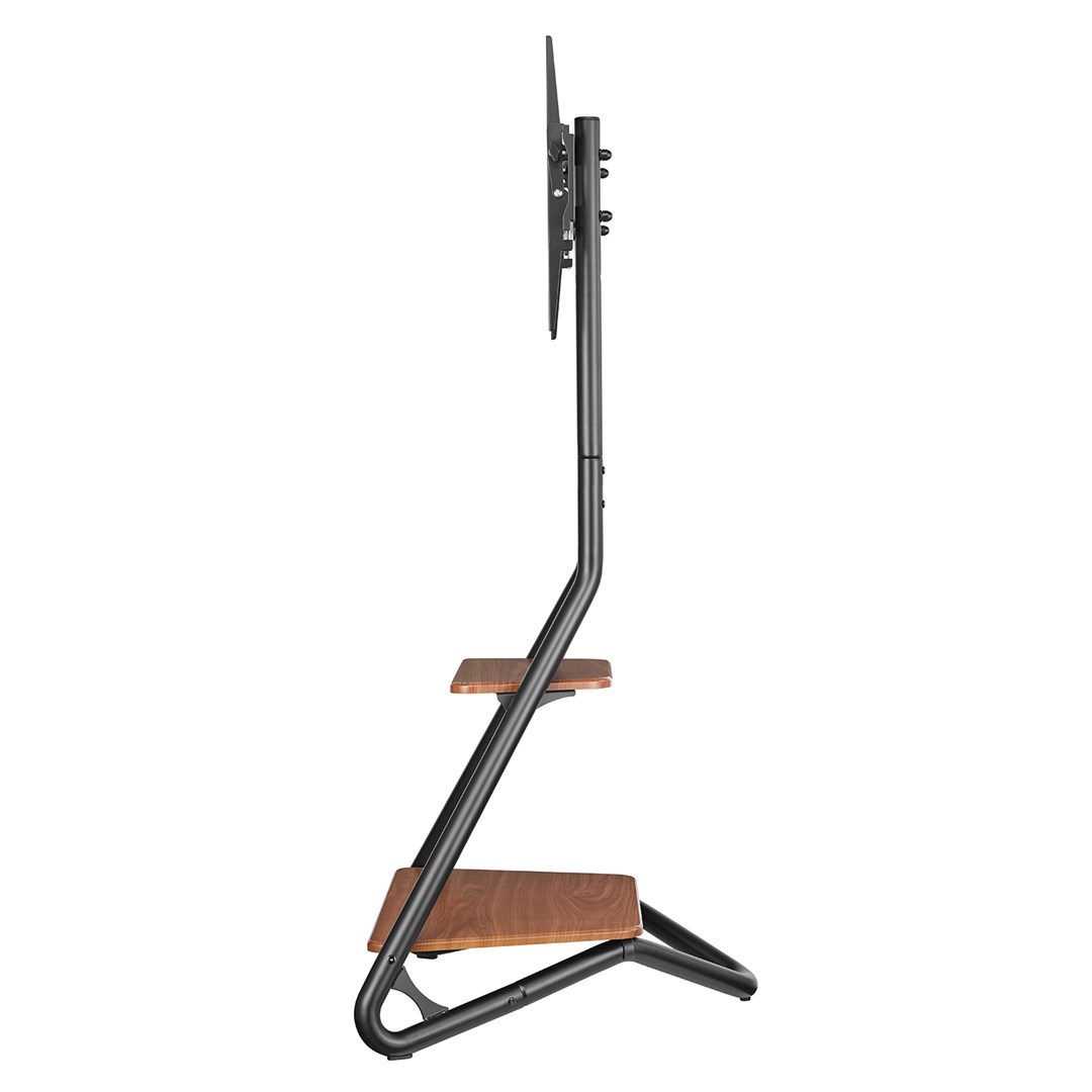 Mbajtëse dyshemeje për TV Maclean MC-455, 37-75", VESA 600x400, 40kg, e zezë/kaftë