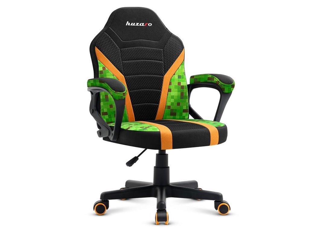 Karrige lojërash për fëmijë Huzaro Ranger 1.0 Pixel Mesh, 130kg, e zezë