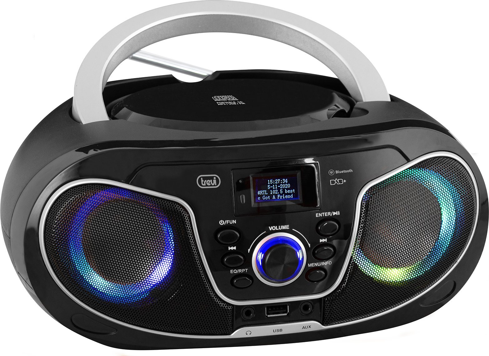 Radio CD player Trevi Boombox CMP588, Bluetooth, USB MP3, i zi
