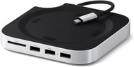 Dok Stacion Satechi për Mac Mini 2024, USB C HUB, SSD NVMe, argjendtë