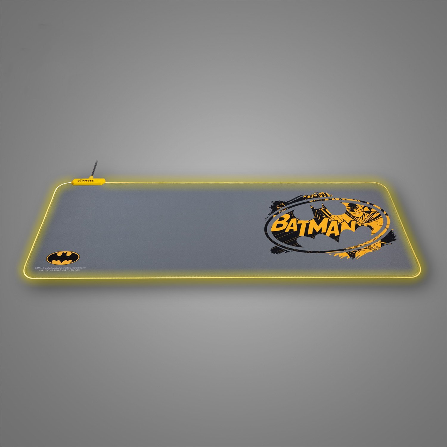 Mousepad gaming FR TEC Batman XL, me ndriçim RGB, shumëngjyrësh