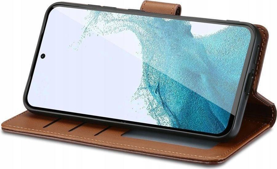 Këllëf portofol Tech-Protect për Xiaomi Redmi 12C, lëkurë ekologjike, me magnet, i zi