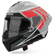 Helmeta moto Airoh Matryx Rider, për meshkuj, XL, zi gri e kuqe
