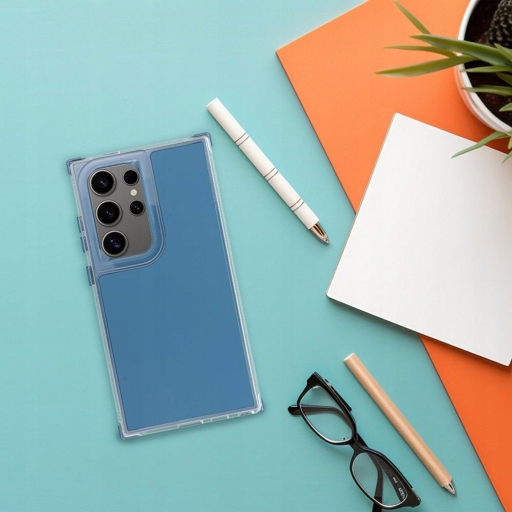 Futrollë Matrix për Samsung Galaxy A35 5G, plastike, blu