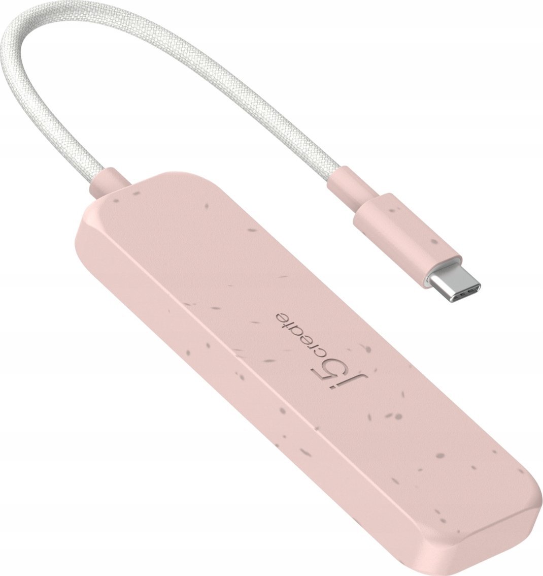 Hub USB C J5create JCH4, 4 porta USB A, 10Gbps, gri