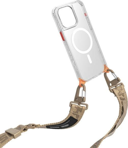 Litar universal për telefon Skinarma Scout XE, rrip najloni i rregullueshëm, me karabinë metalike, kaki