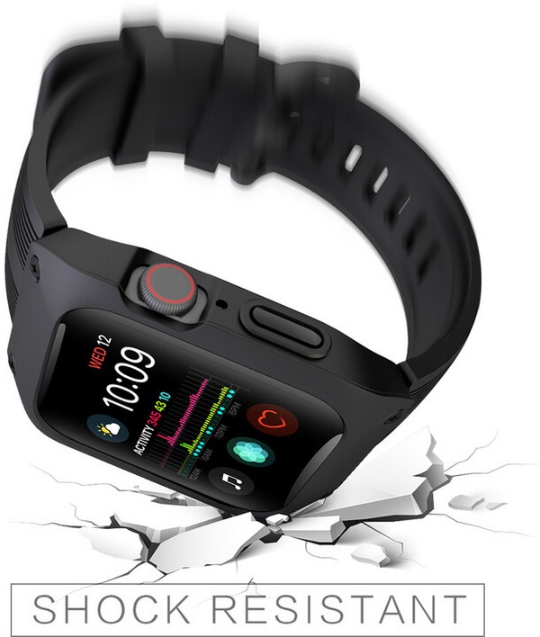 [OUTLET] Rrip silikoni MAX MAS13 për Apple Watch, 38/40mm, i zi
