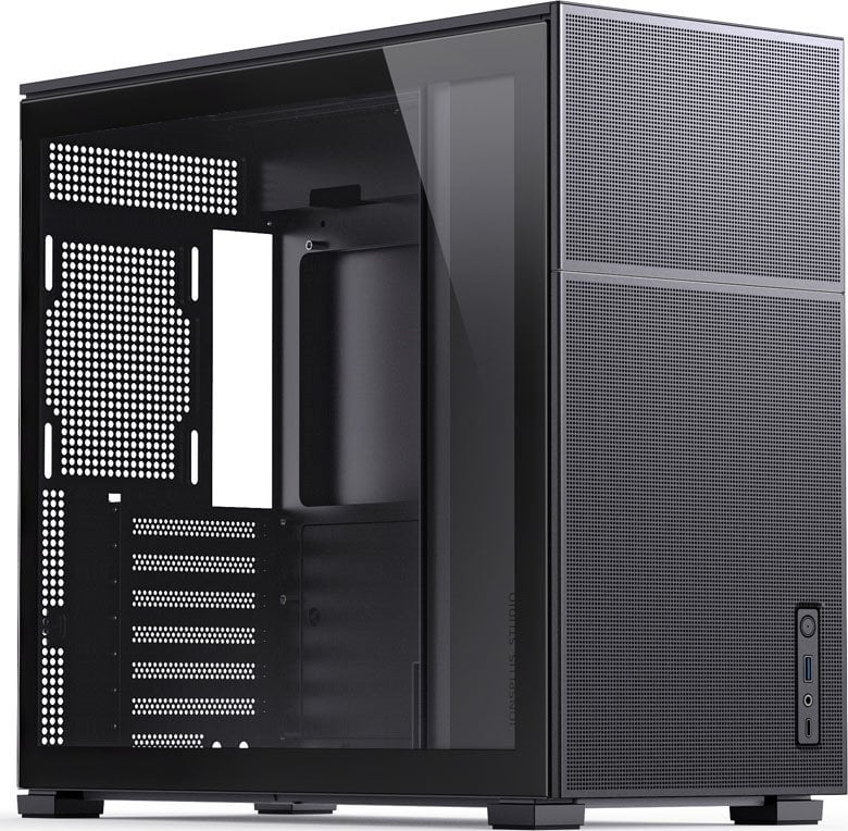 Kasë Jonsbo D41 Mesh, e zezë, Midi Tower