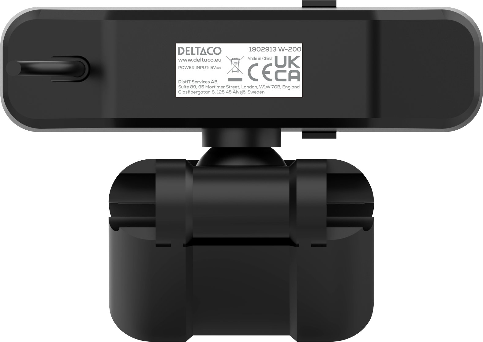 Kamerë web Deltaco W-200, 2K, mikrofon i integruar, e zezë