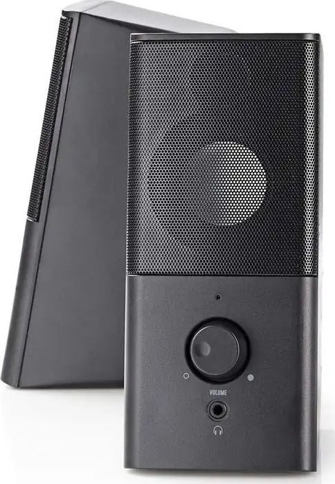 Altoparlantë Nedis Multimedia, 18W, USB, 3.5mm, të zinj