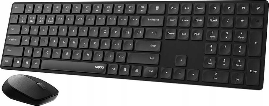 Set tastierë dhe maus Rapoo Multi Mode 8020M, wireless, Bluetooth, i zi