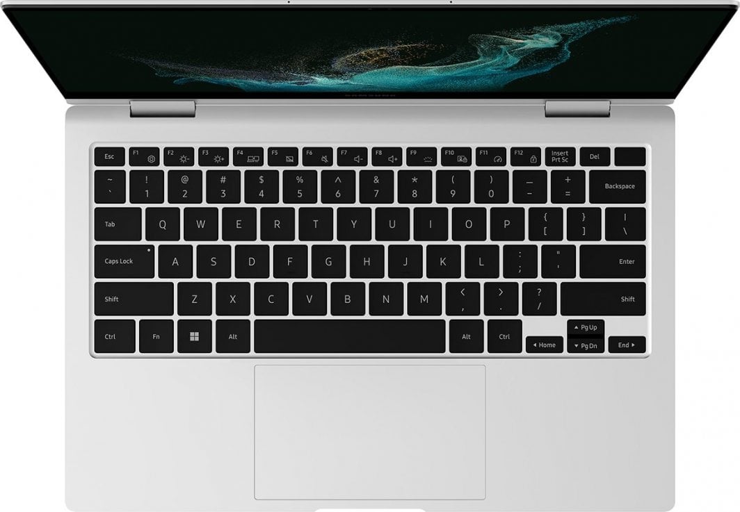 Laptop Samsung Galaxy Book2 360, 13,3", Intel Core i7-1260P, 16GB RAM, 512GB SSD