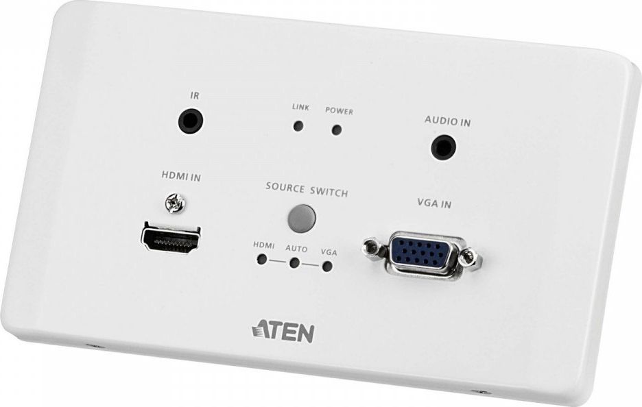 Transmetues AV ATEN VE2812AEUT, HDMI VGA, HDBaseT 100m, i bardhë