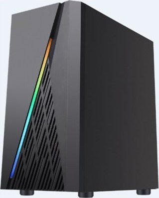 Kuti kompjuteri Bandit BPA3, ATX Gaming, ARGB, USB 3.0, e zezë