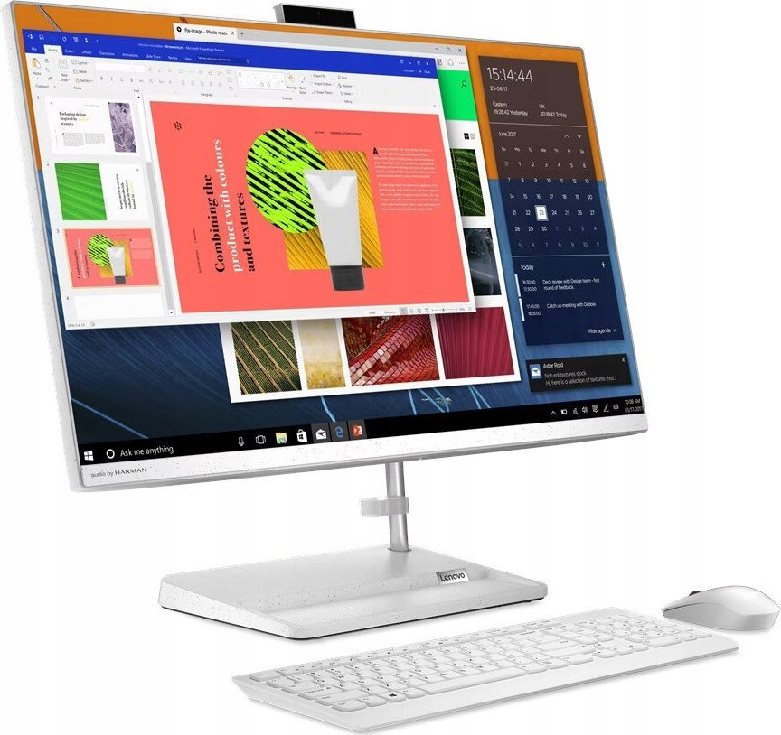 Kompjuter AIO Lenovo IdeaCentre 3 27ALC6, 27" FHD, Ryzen 5 7530U, 16GB RAM 512GB SSD, i bardhë