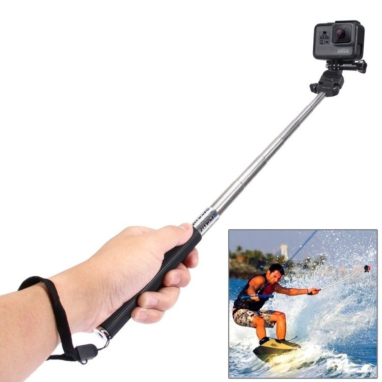 Set aksesorësh Puluz 43 në 1, për DJI Osmo Pocket dhe GoPro, me kuti transporti, i zi