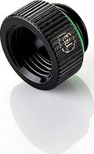Adapter uji Bitspower Touchaqua, G1/4 mashkull në femër, set 2 copë, i zi