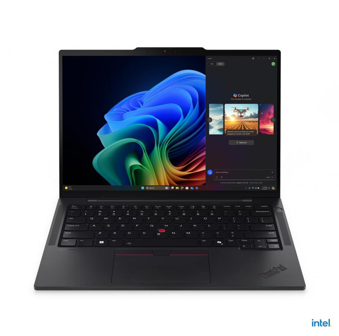 Laptop Lenovo ThinkPad T14 Gen 6, Intel Core Ultra 7, 14" WUXGA, 64GB RAM, 1TB SSD, i zi