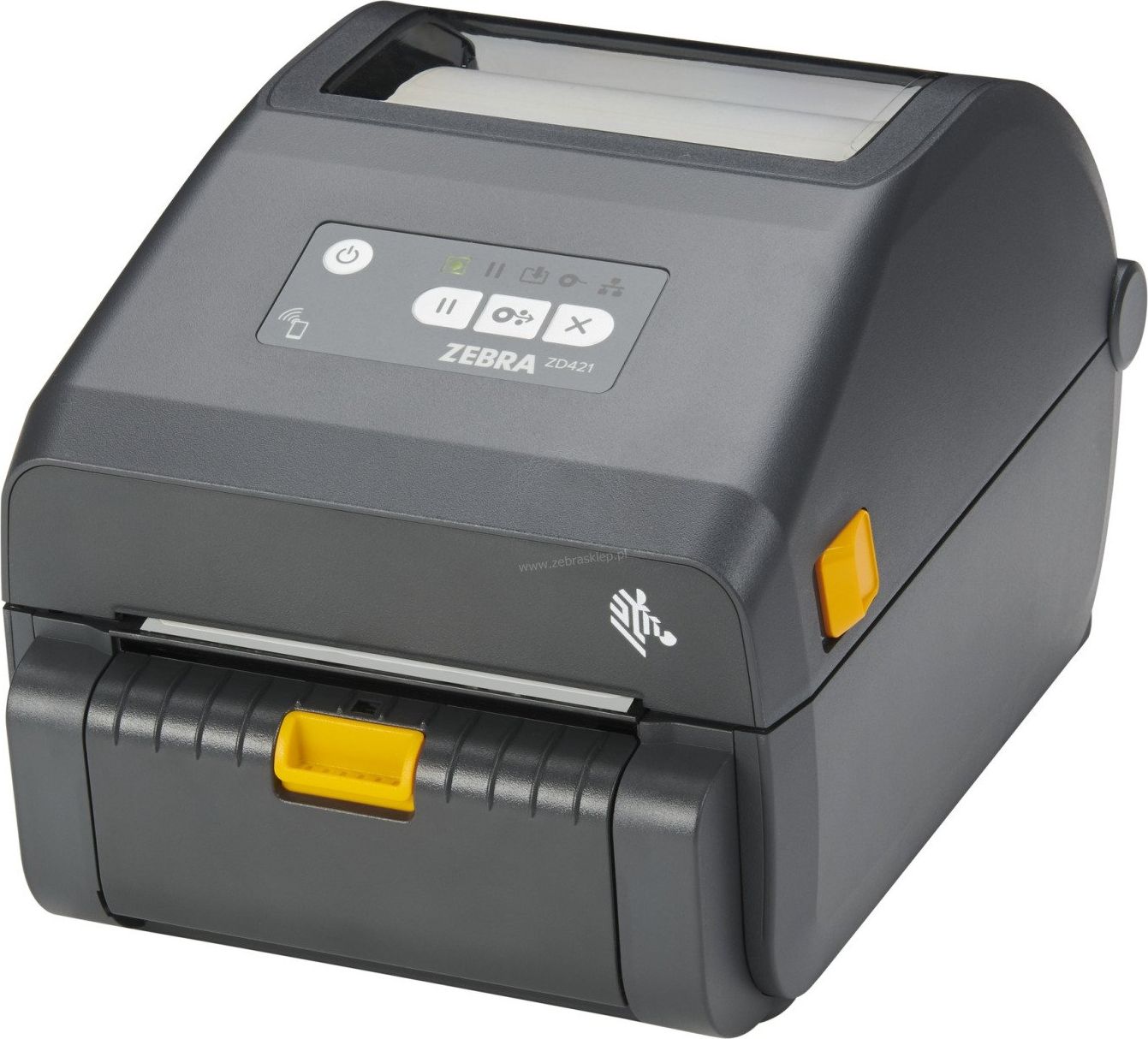 Принтер за етикети Zebra ZD421 ZD4A042 D0EW02EZ, 4\", USB, сива