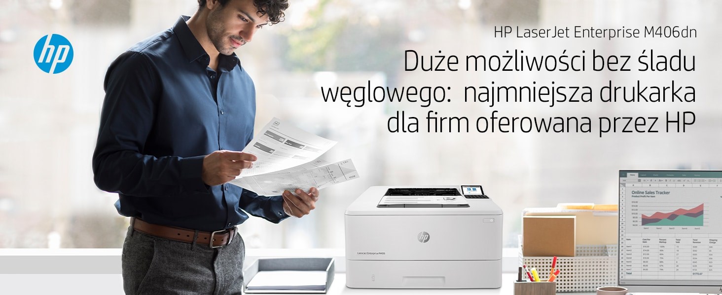 Printer HP LaserJet Enterprise M406dn, Laser, i bardhë