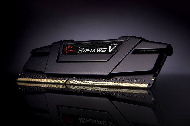 Memorie G.Skill Ripjaws V, 32 GB, DDR4, 3200 MHz, CL14, e zezë