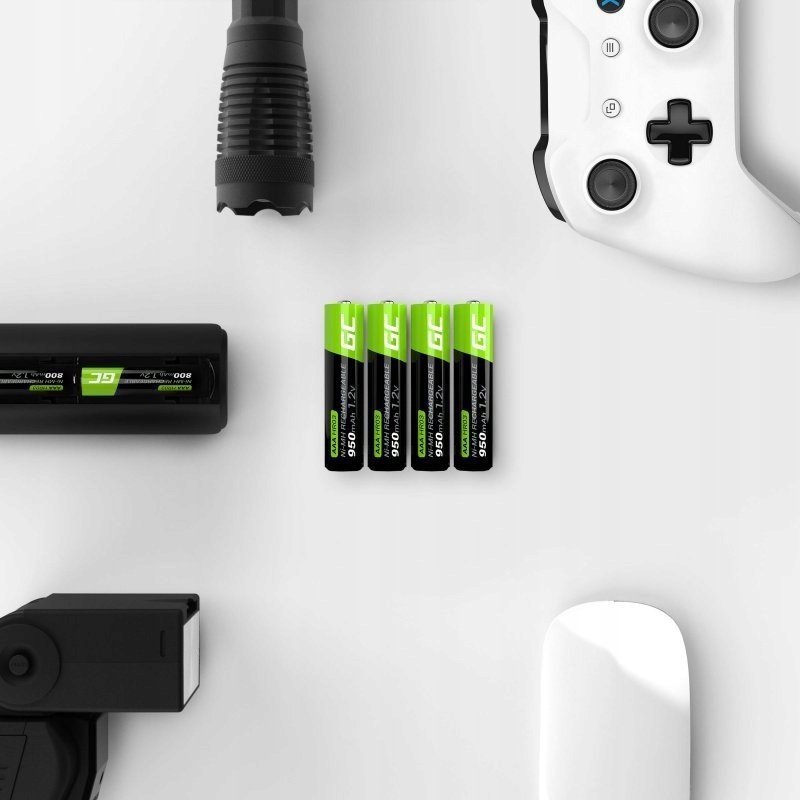 Bateri të rikarikueshme Green Cell AAA R3, 950mAh, set 16 copë