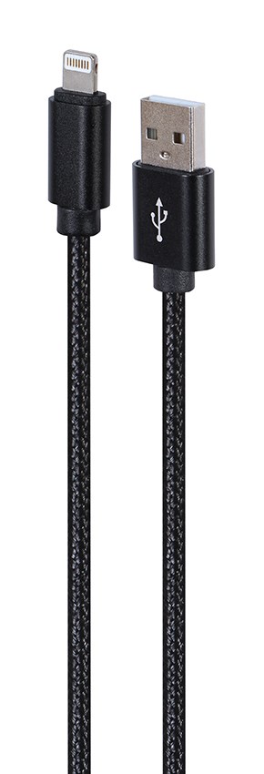 Kabllo Gembird, USB A / Lightning, 1.8 m, e zezë