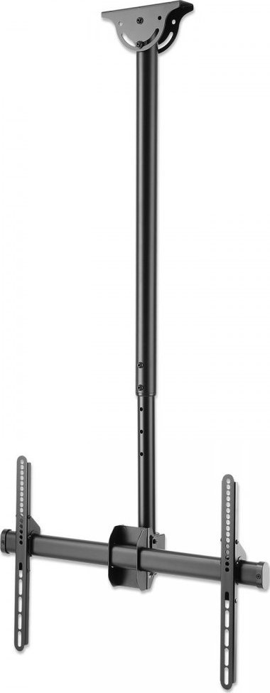 Mbajtëse tavani për TV dhe monitor Manhattan, 37"-70", rrotullim 360°, e zezë