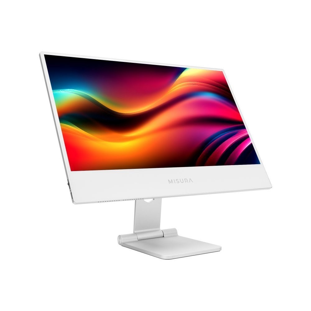 Monitor Misura Single Style Touch Screen portativ, 16", 1920 x 1080, i argjendtë