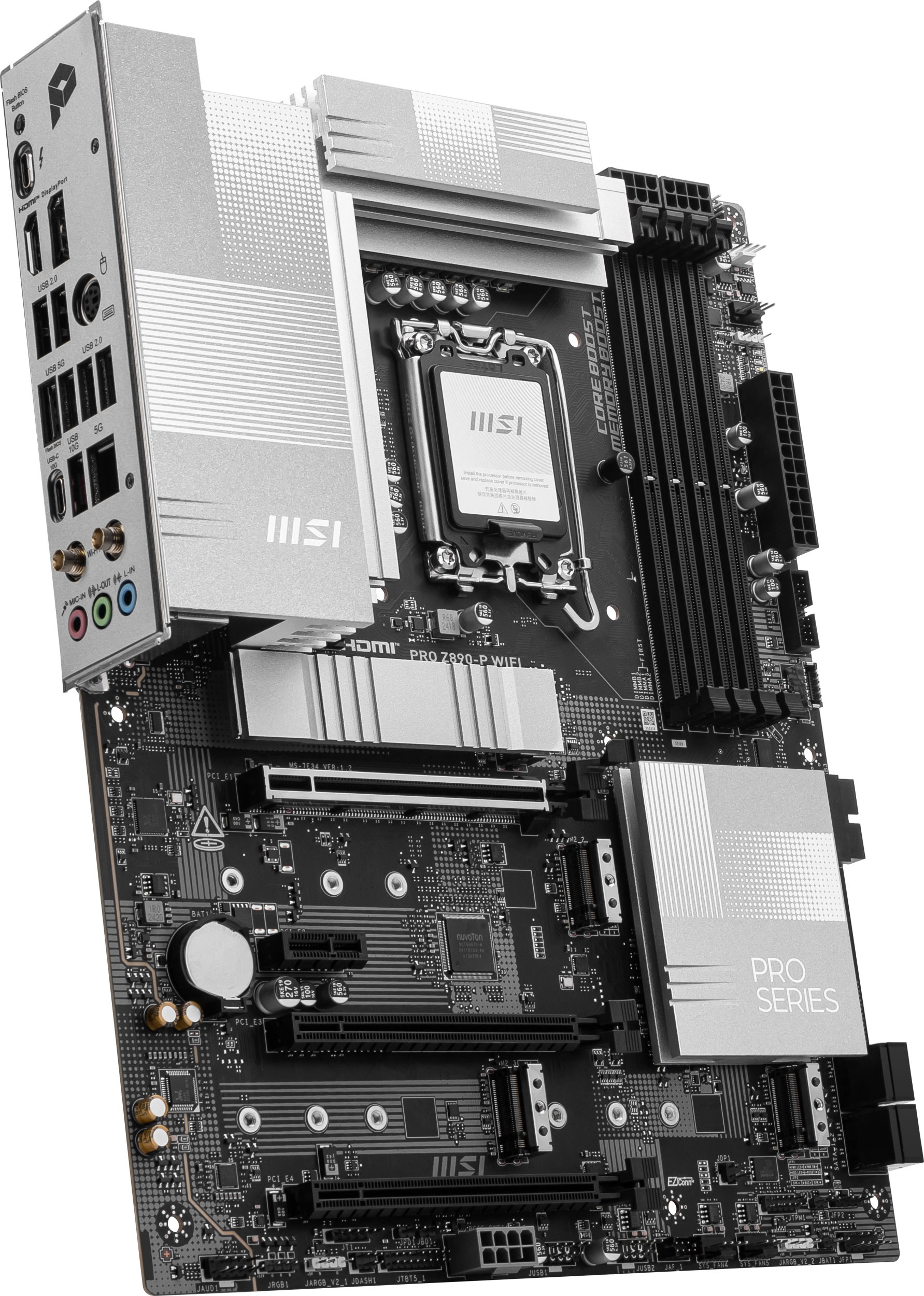 Pllakë amë MSI PRO Z890-P WIFI, Intel Z890, LGA 1851, ATX