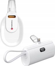Power bank Forcell F Energy, 5000mAh, 20W, i bardhë