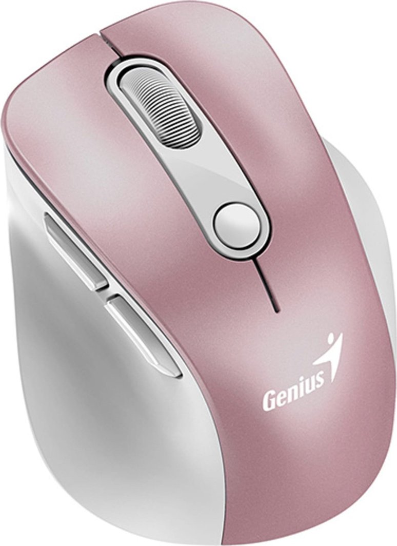 Maus wireless Genius Ergo 9000S Pro, rozë/ i argjendë