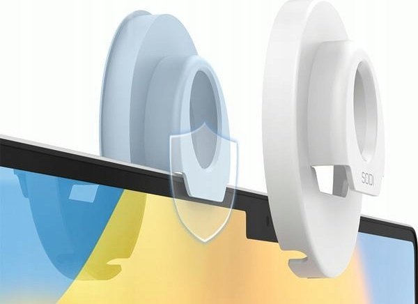 Mbajtëse MagSafe Sodi BM-300 për MacBook, karikim induktiv, kompatibil me iPhone 12/13/14, e bardhë