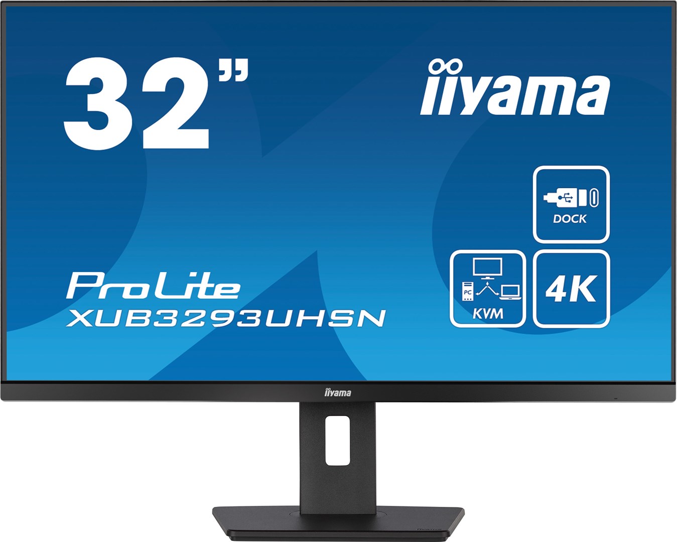 Monitor iiyama ProLite XUB3293UHSN-B5, 31.5", 3840 x 2160, i zi