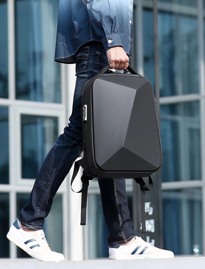 Çantë shpine Mozos PM37, për laptop 15.6", 20-32L, anti vjedhje, gri