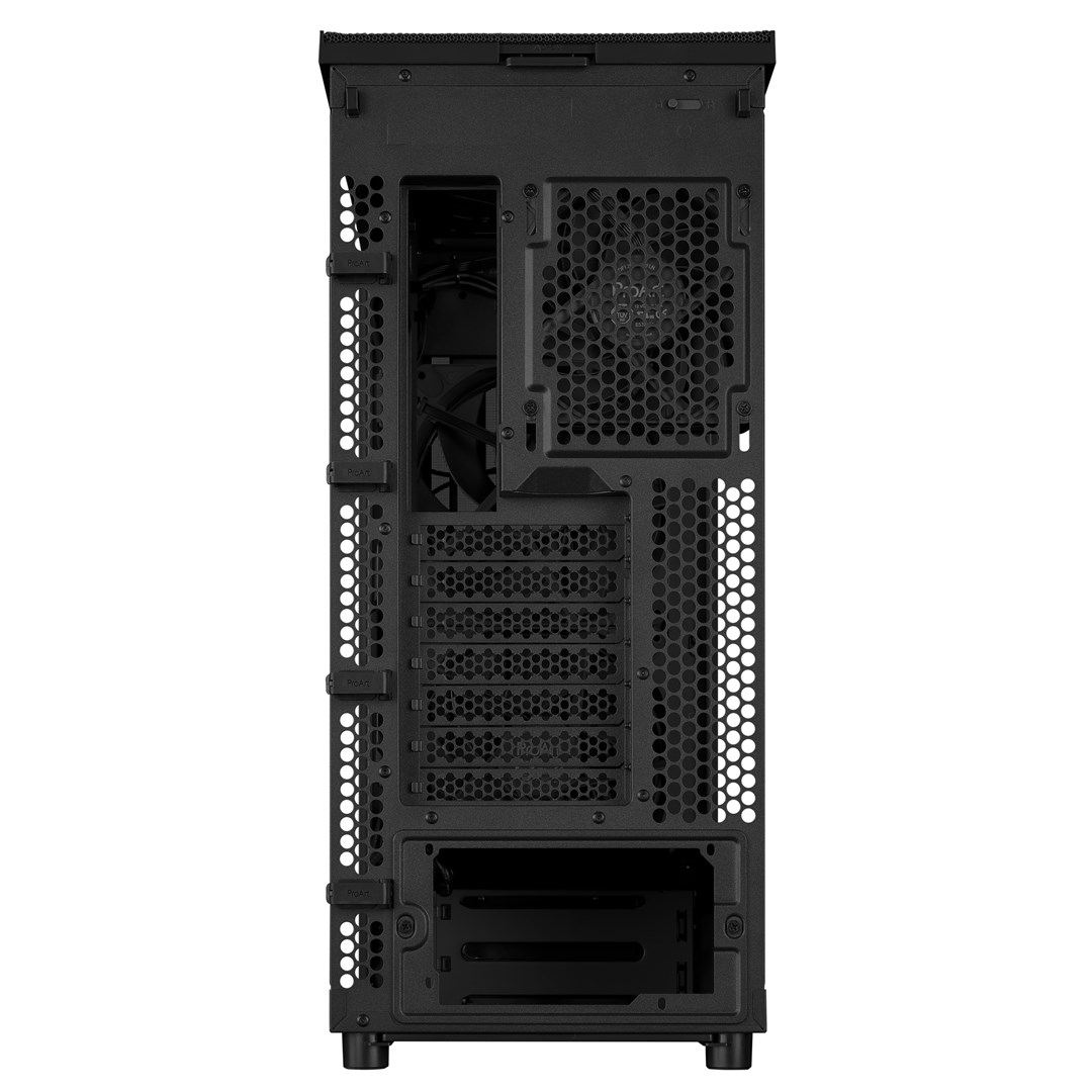 Kasa PC ASUS ProArt PA401 Wood Edition, mid tower, panel metalik, e zezë
