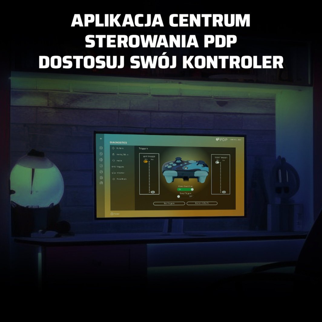 Kontroller PDP XS Rematch, me kabllo, i kaltër