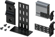Set montimi Teltonika Din Rail Kit, për shina DIN, metalik, i zi