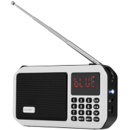 Radio Portative me Bluetooth, Micro SD, Lcd dhe FM Digjital GOGEN GOGFMP125BTW