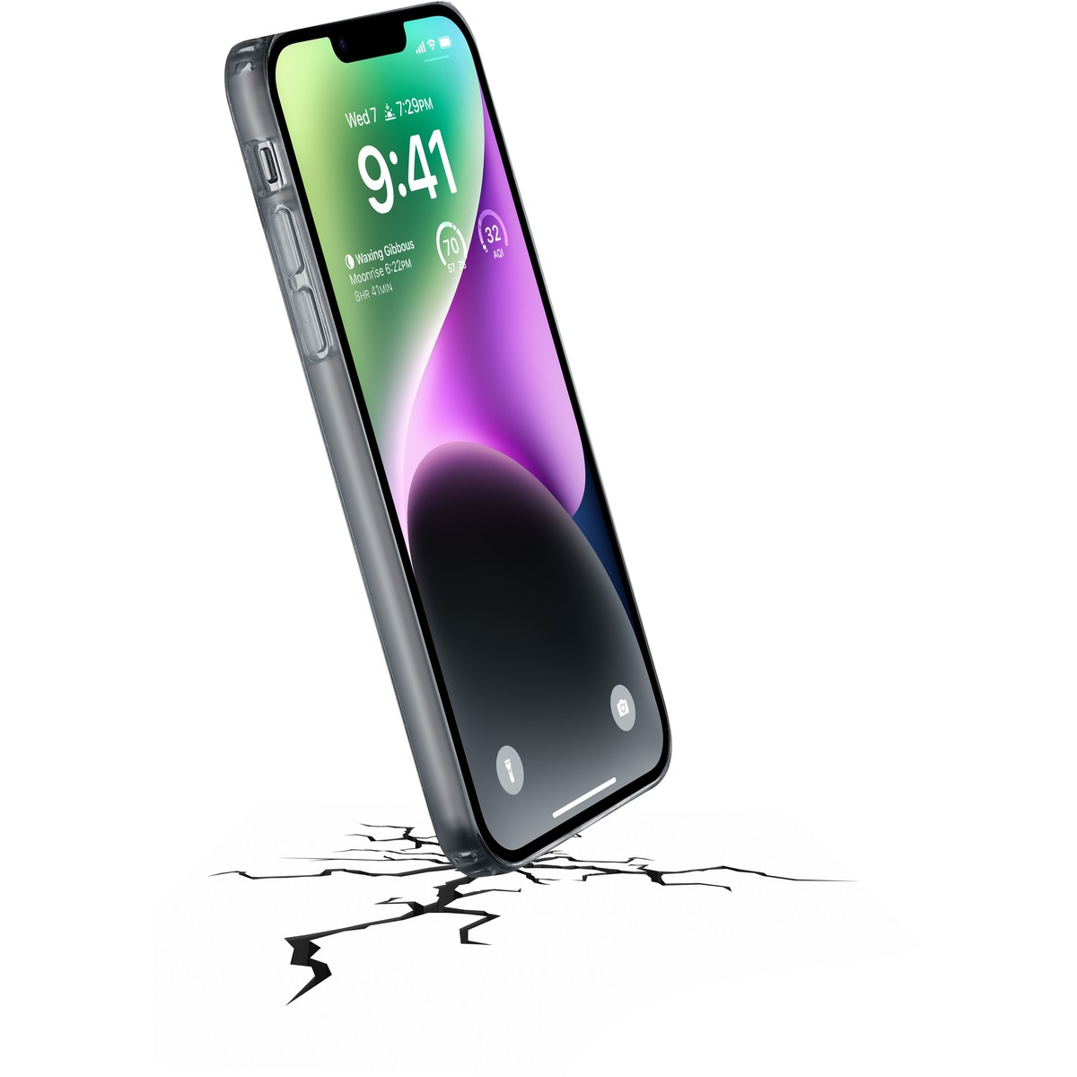 Mbrojtëse Cellularline CLEARDUOIPH14MAXT, për iPhone 14 Max, transparente